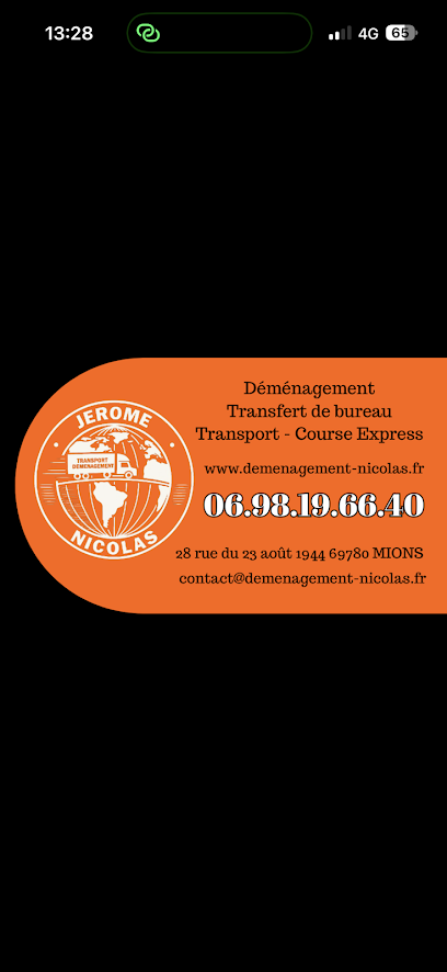 Déménagement Nicolas Déménageur à Mions